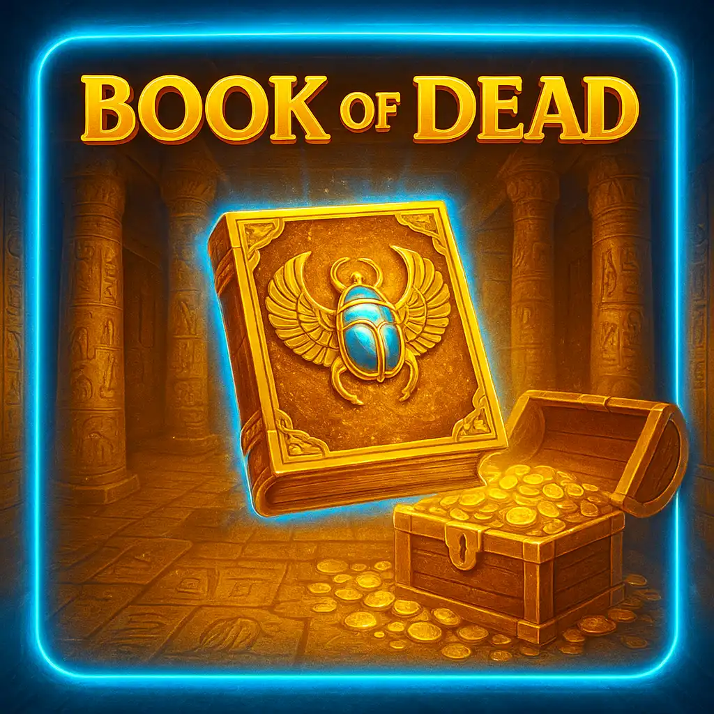 Book Of Dead slot game cover art